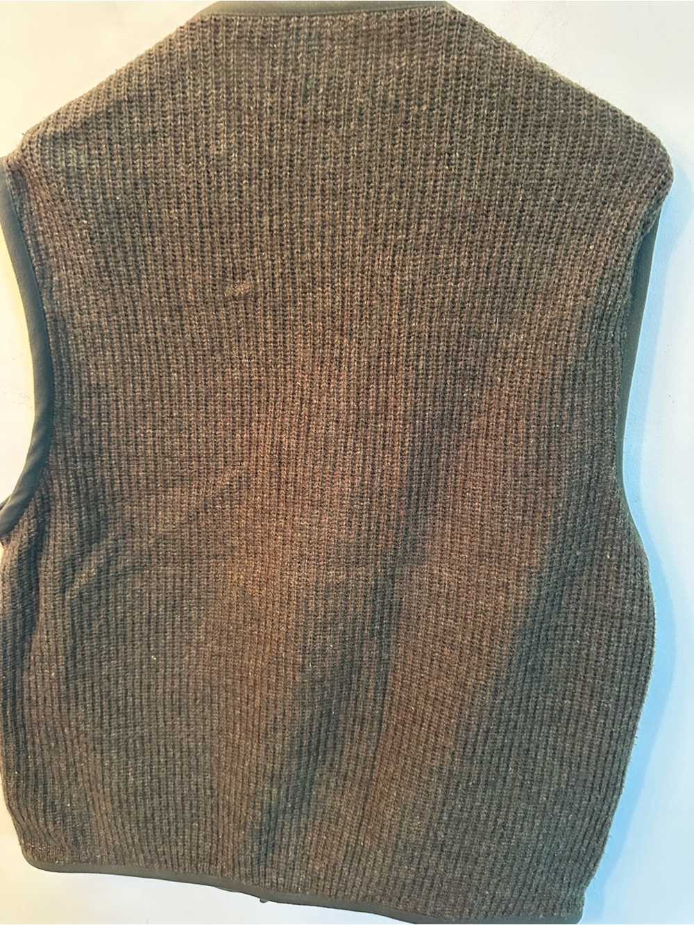Vintage Orvis Wool & Aramid Windowpane Vest — Men’s Medium - Picture 7 of 9